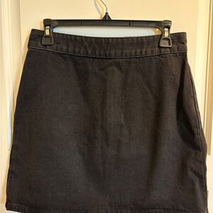 Madewell Black Mini Skirt